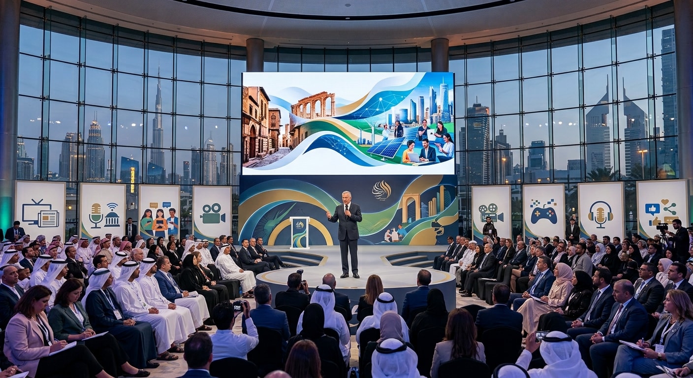 الرئيس السوري أحمد الشرع ضيفاً رئيسياً في قمة الإعلام العربي 2026-AI