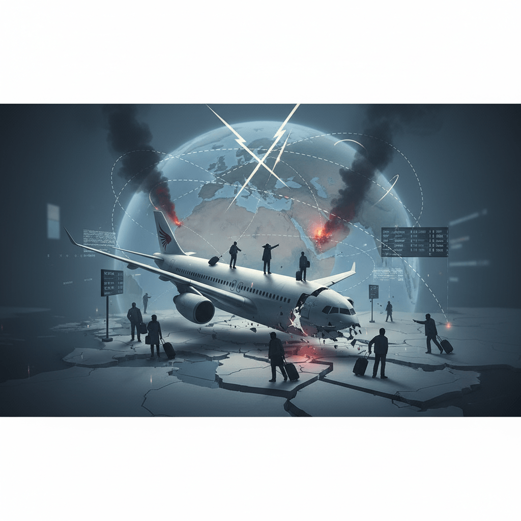 Gulf Aviation Grapples with Disruptions Amidst Regional Tensions