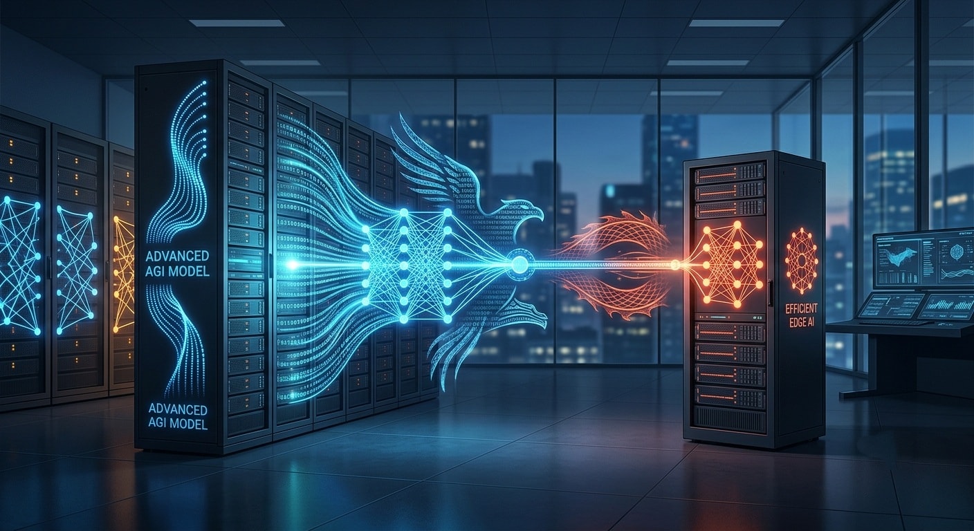 تقنية تقليص نماذج الذكاء الاصطناعي ai