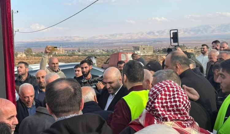 During the laying of the foundation stone for the Benin Primary Healthcare Center in Sharbin 