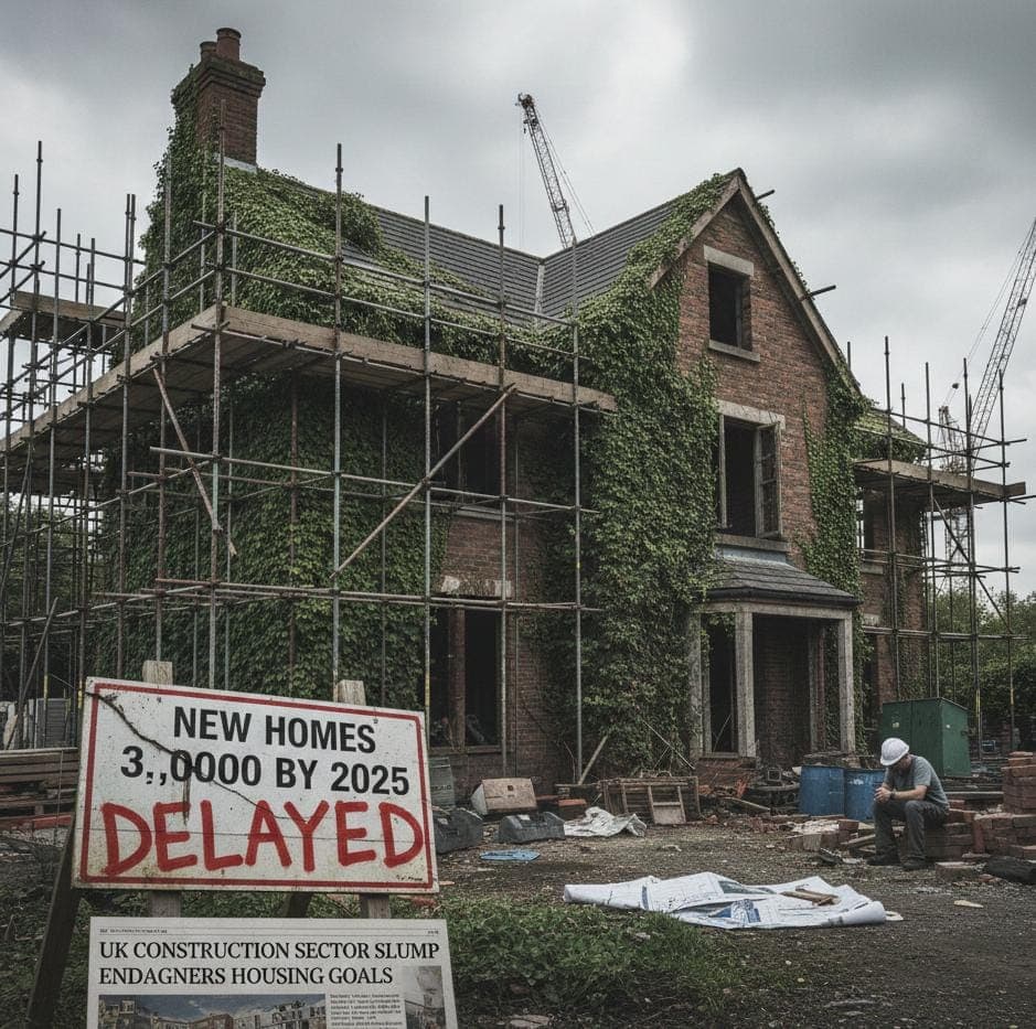 تراجع قطاع البناء في بريطانيا يهدد تحقيق هدف المنازل الجديدة