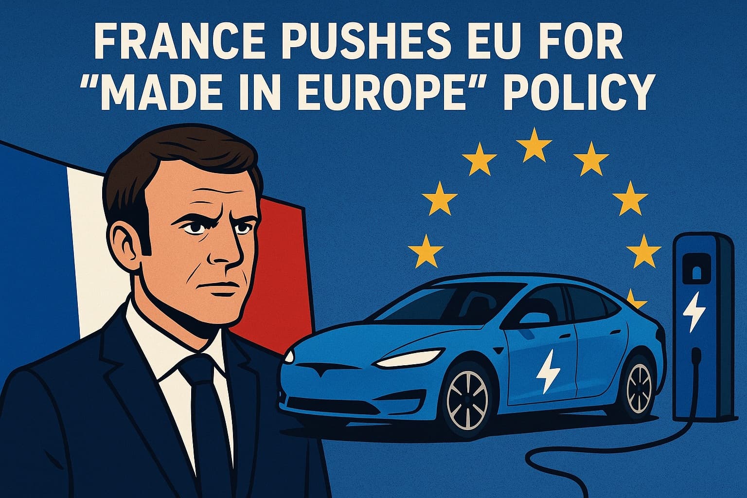 فرنسا تدفع الاتحاد الأوروبي لاعتماد سياسة "صنع في أوروبا" للسيارات الكهربائية