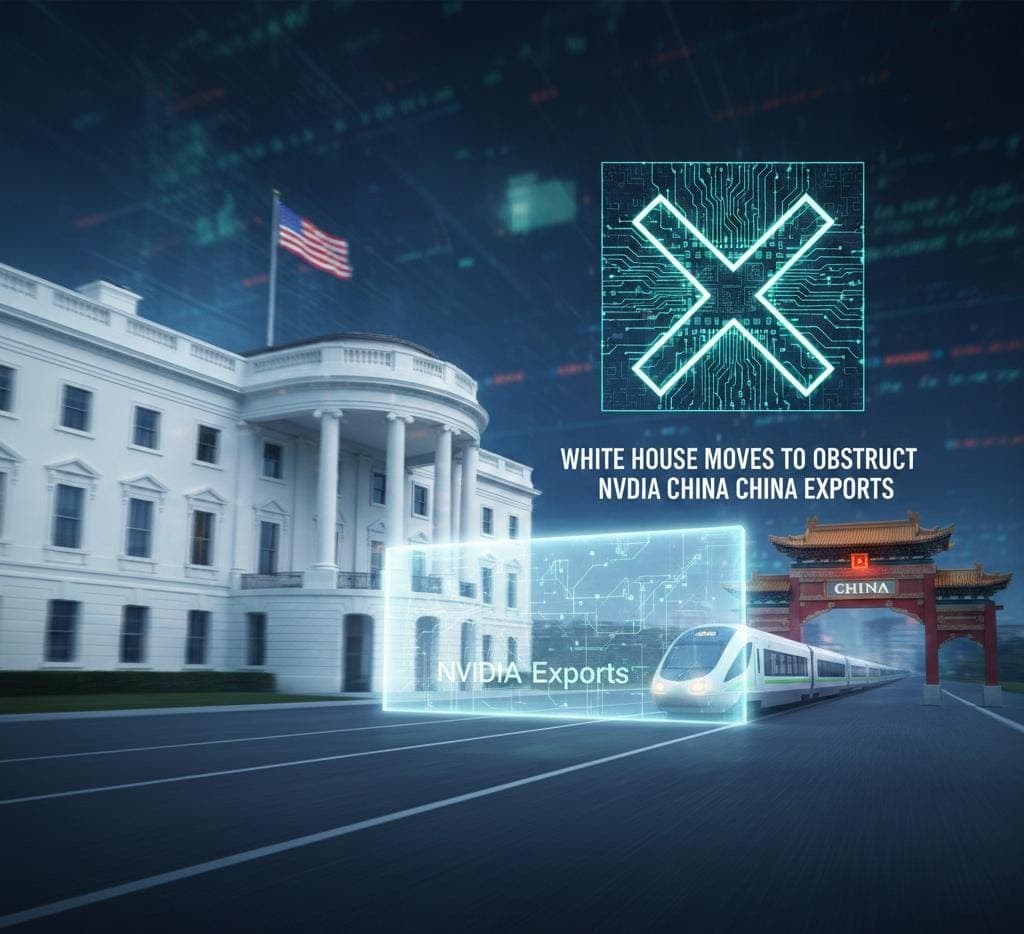 البيت الأبيض يتحرّك لعرقلة مشروع يقيّد صادرات إنفيديا إلى الصين