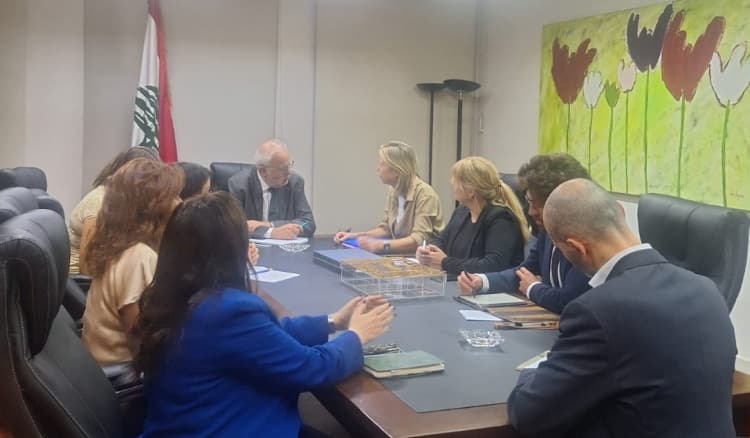 نصار ووفد الاتحاد الأوروبي يبحثان تفعيل شراكة حقوق الإنسان والعدالة