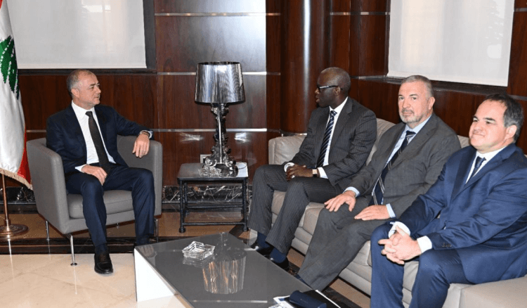 بو صعب مع ديون ووفد البنك الدولي