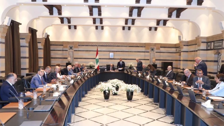 جلسة لمجلس الوزراء لمناقشة القضايا المالية والنقدية في بيروت