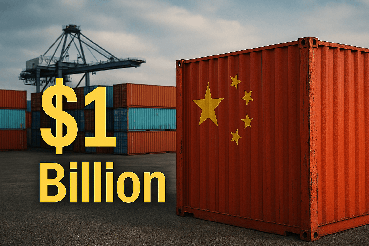 صادرات الصين لأميركا مليار دولار يومياً