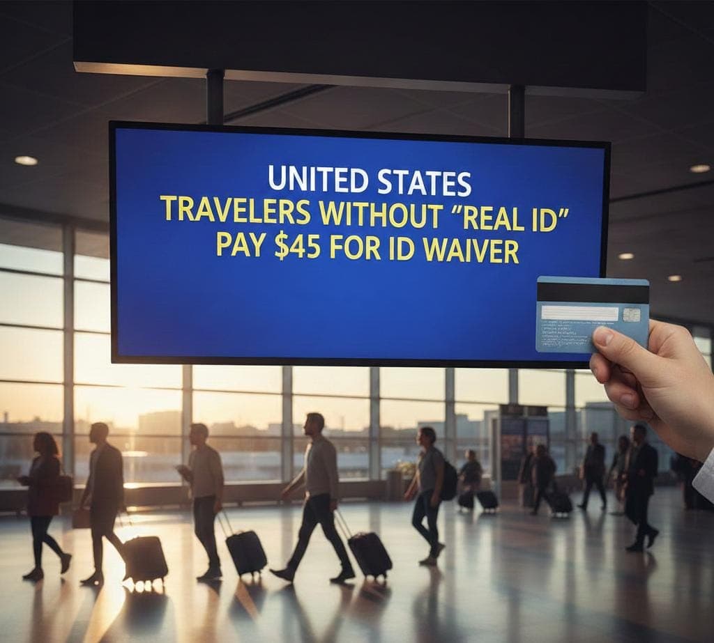 الولايات المتحدة تسمح للمسافرين بدون "ريال آي دي" بدفع 45 دولارًا لتجاوز متطلبات الهوية