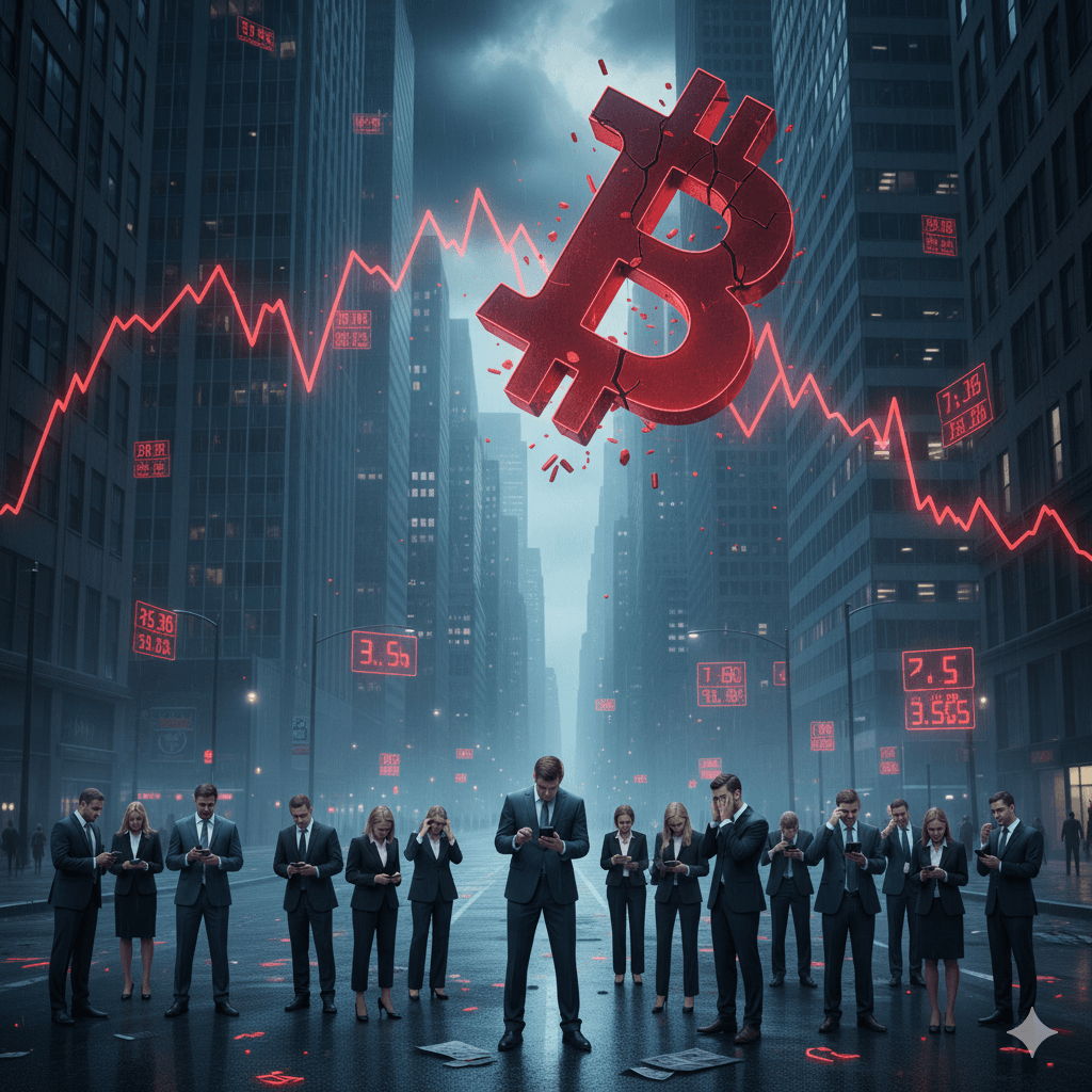 بيتكوين يسجل أسوأ شهر منذ 2022 مع خسارة نصف تريليون دولار