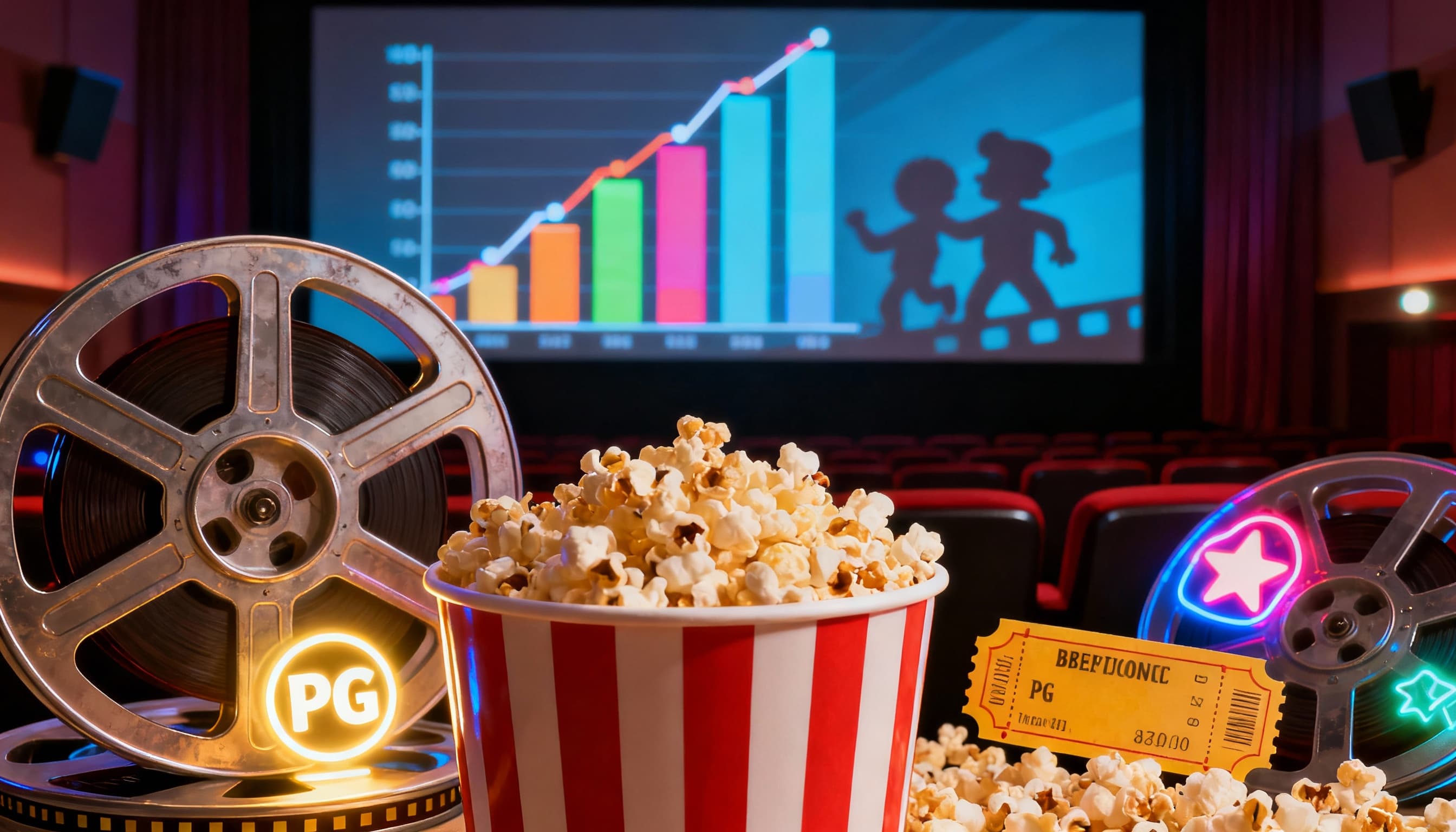 أفلام الـPG تتصدر: الأطفال يقودون شباك التذاكر في عام هوليوودي صعب