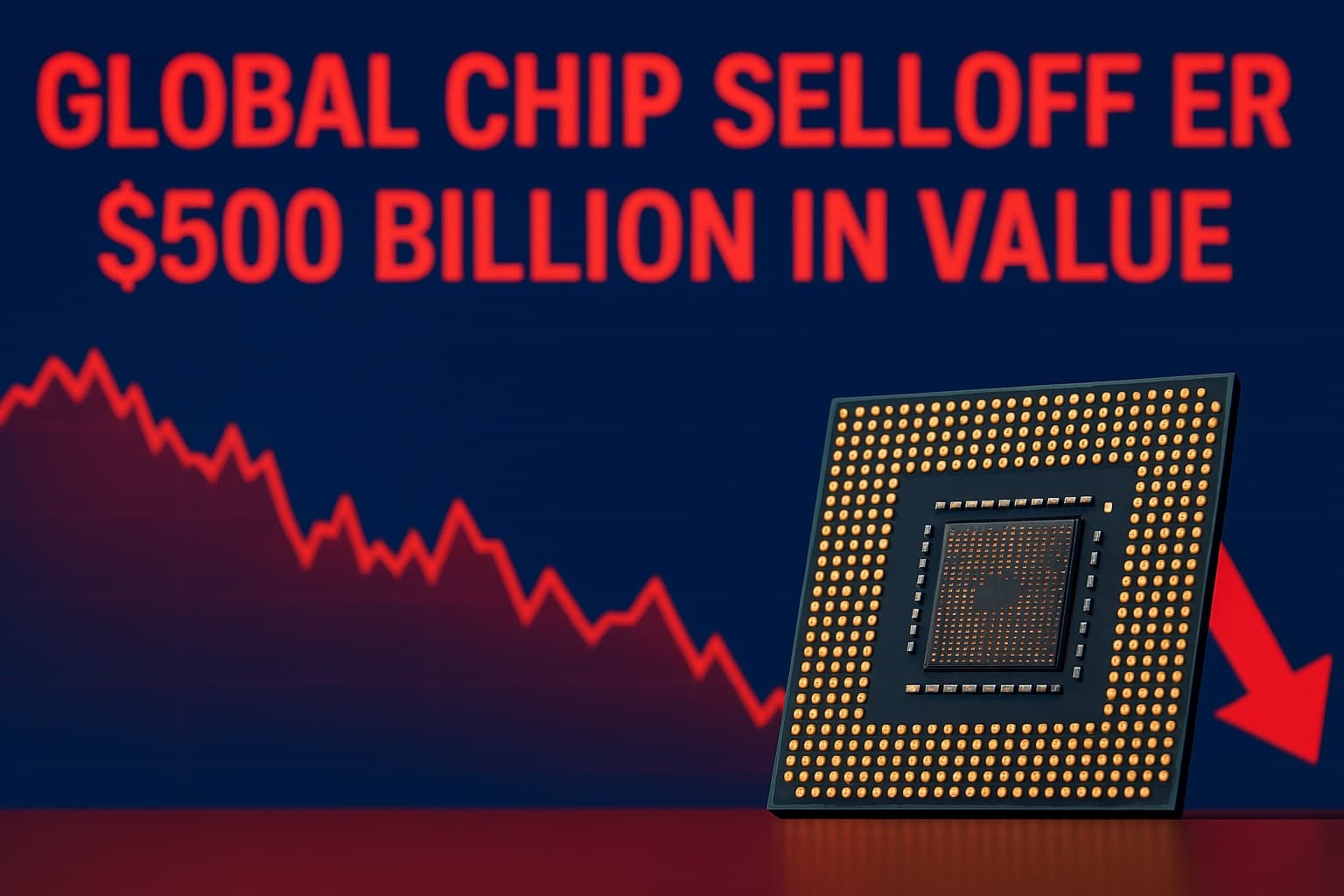 انهيار أسهم أشباه المُوصِّلَات يُسجّل خسائر بـ500 مليار دولار مع تقلّب المستثمرين