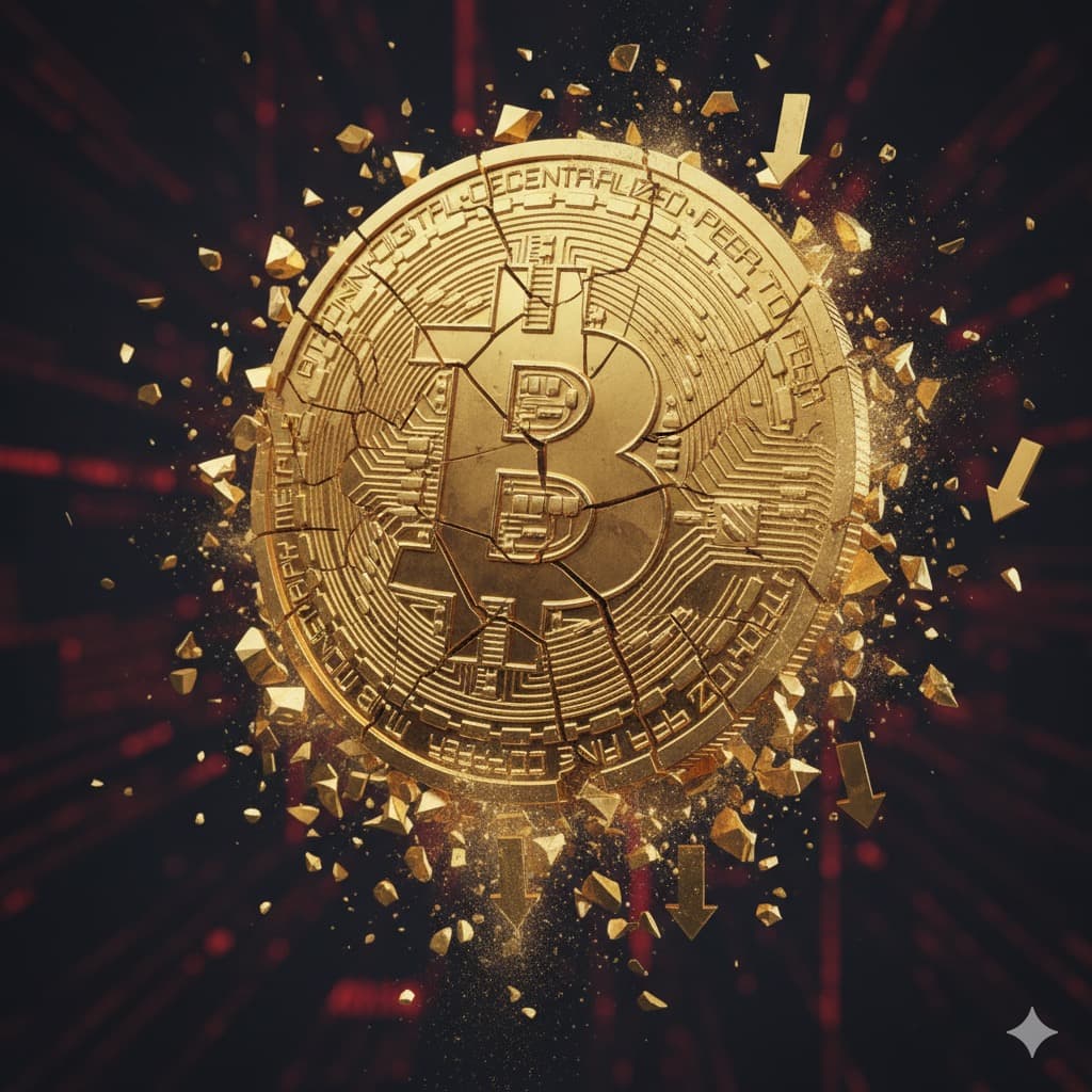 هبوط قاسٍ بقيمة 600 مليار دولار... بيتكوين تتراجع بلا محفّز واضح وتربك المستثمرين