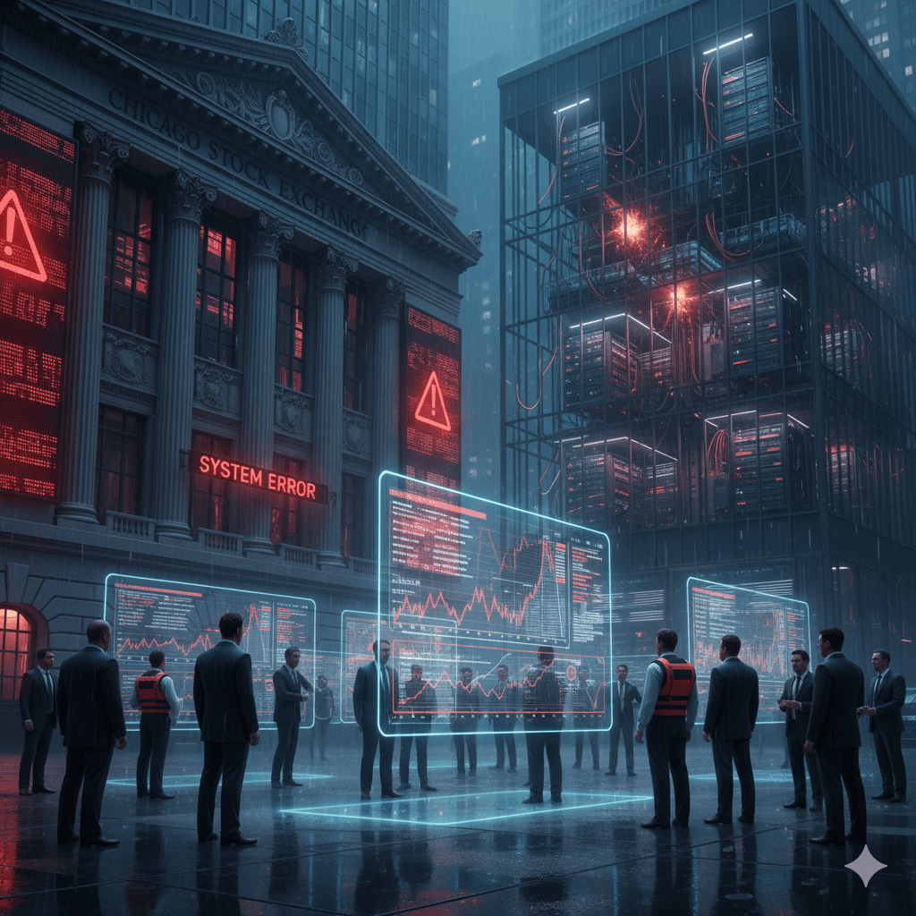 الجهات التنظيمية الأميركية تتابع انقطاع بورصة شيكاغو