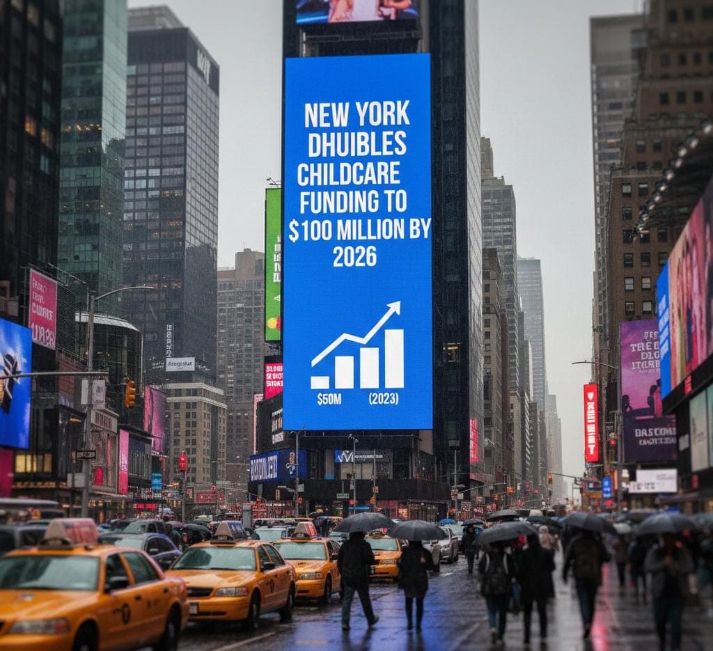 نيويورك تضاعف تمويل مراكز رعاية الأطفال إلى 100 مليون دولار في 2026