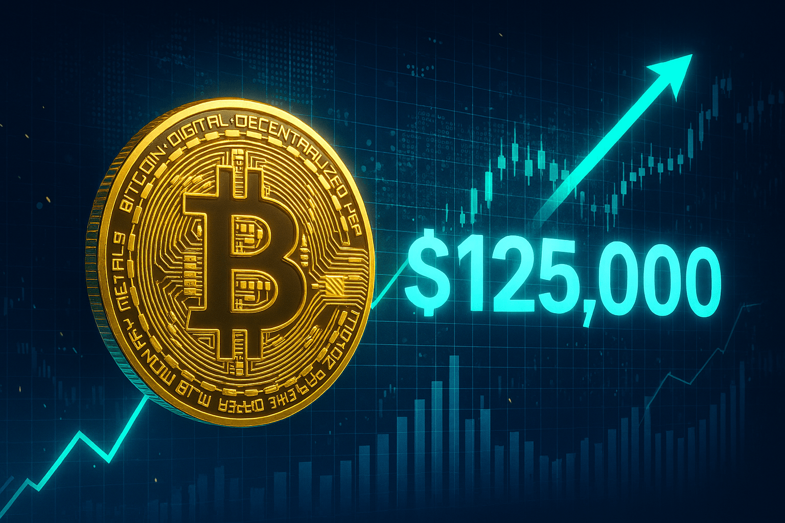 بيتكوين تتخطى 125 ألف