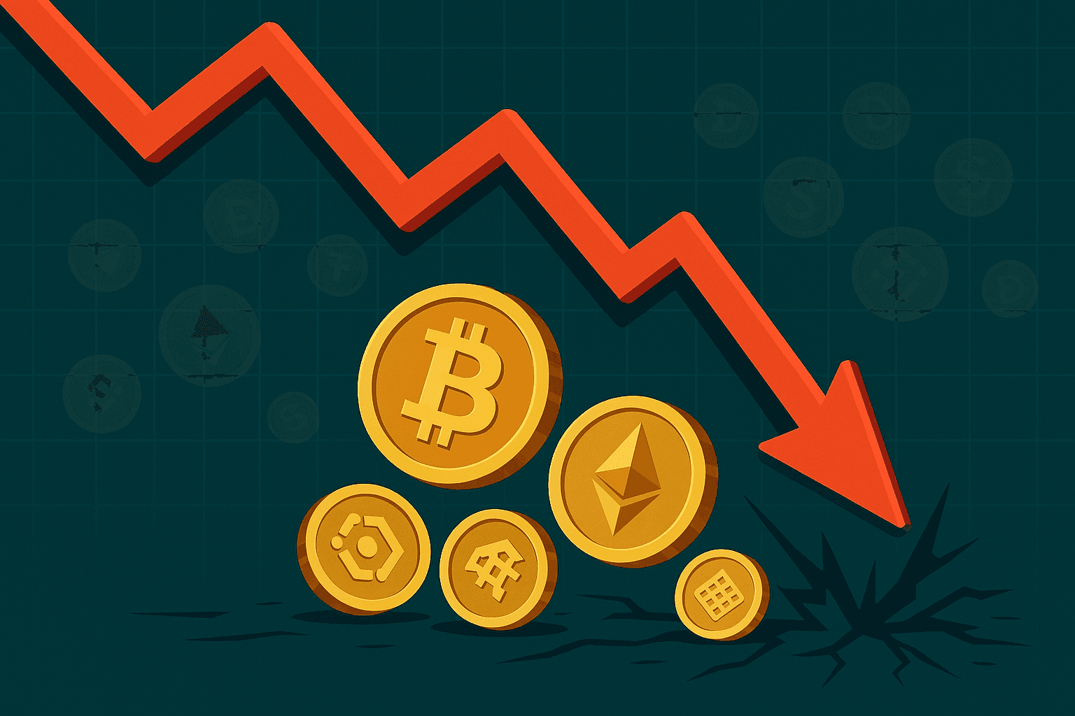 بين الذعر والتعافي الحذر... هبوط كبير في سوق العملات المشفرة
