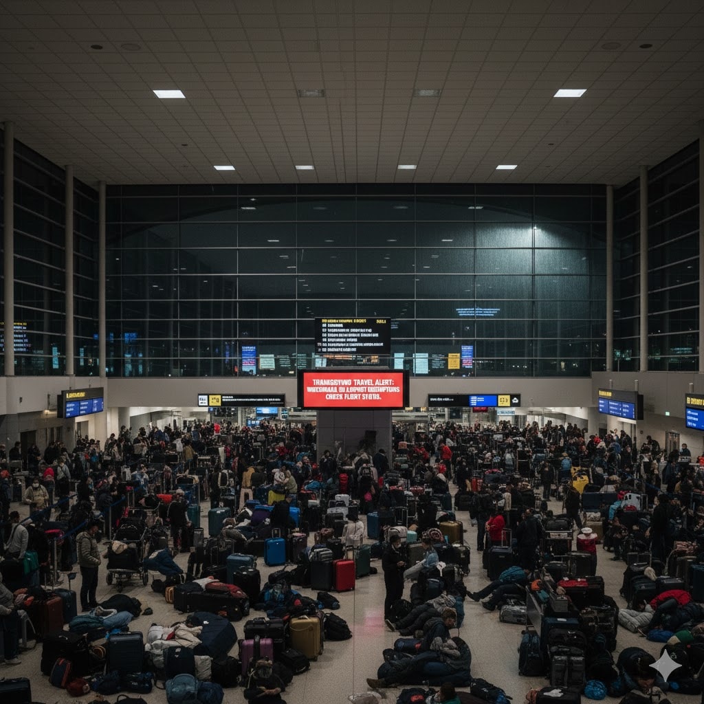 توقف لحركة الطيران