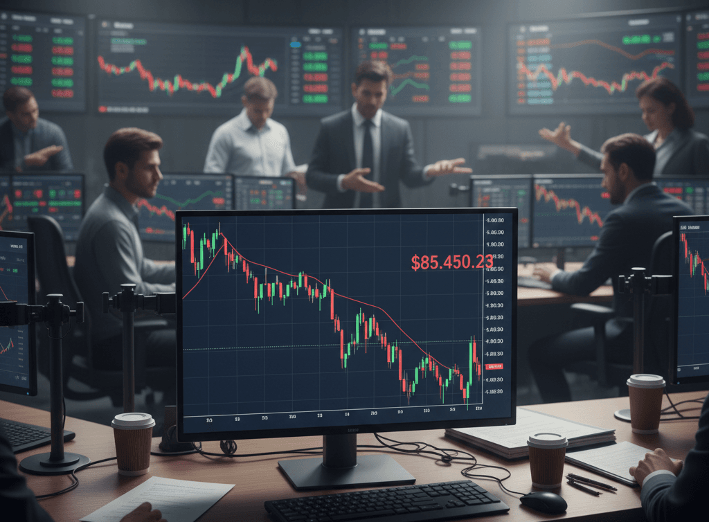 بيتكوين تتراجع إلى أقل من 86,000 دولار بعد أسوأ أسبوع منذ 2022 مع ترقب قرار الفيدرالي