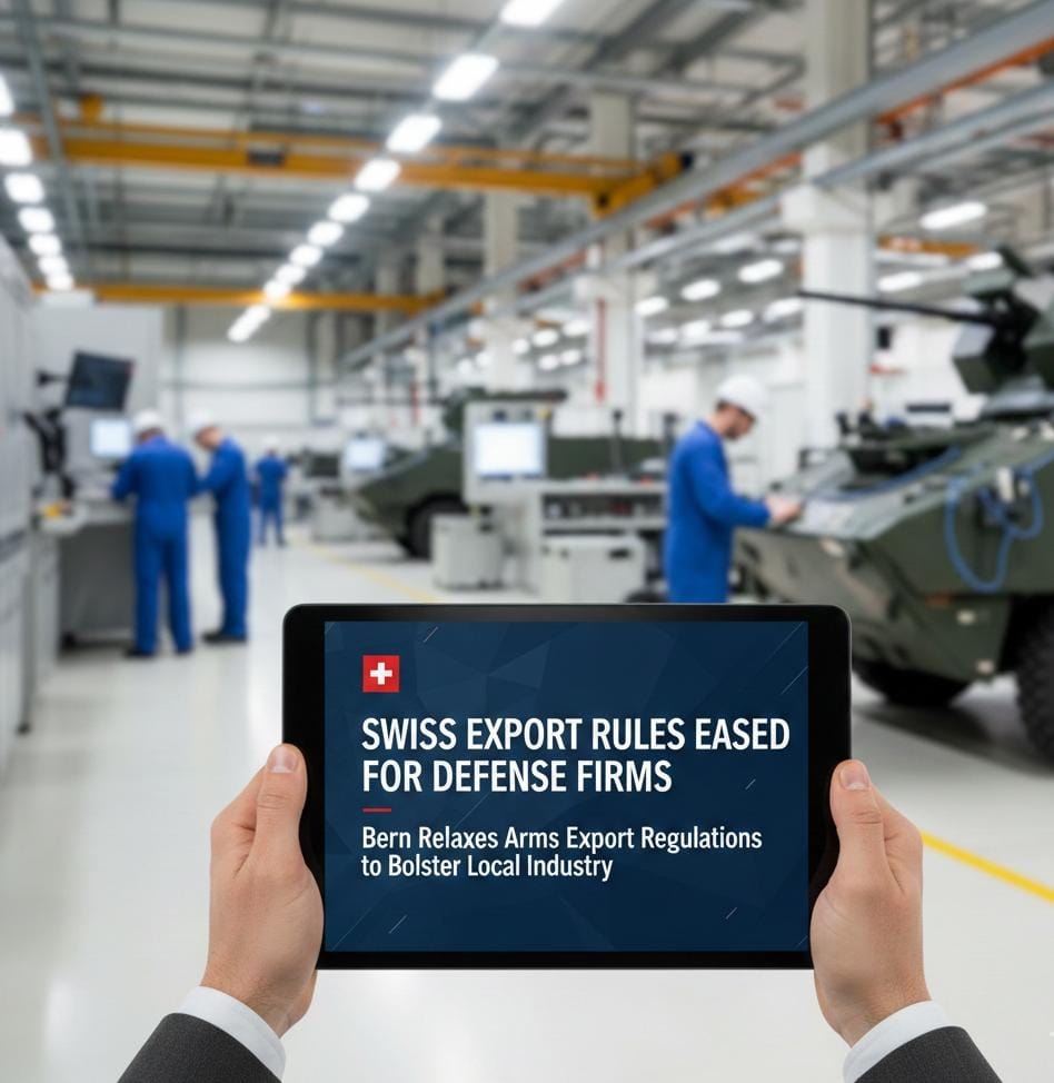 سويسرا تخفف قواعد تصدير الأسلحة (Ai)
