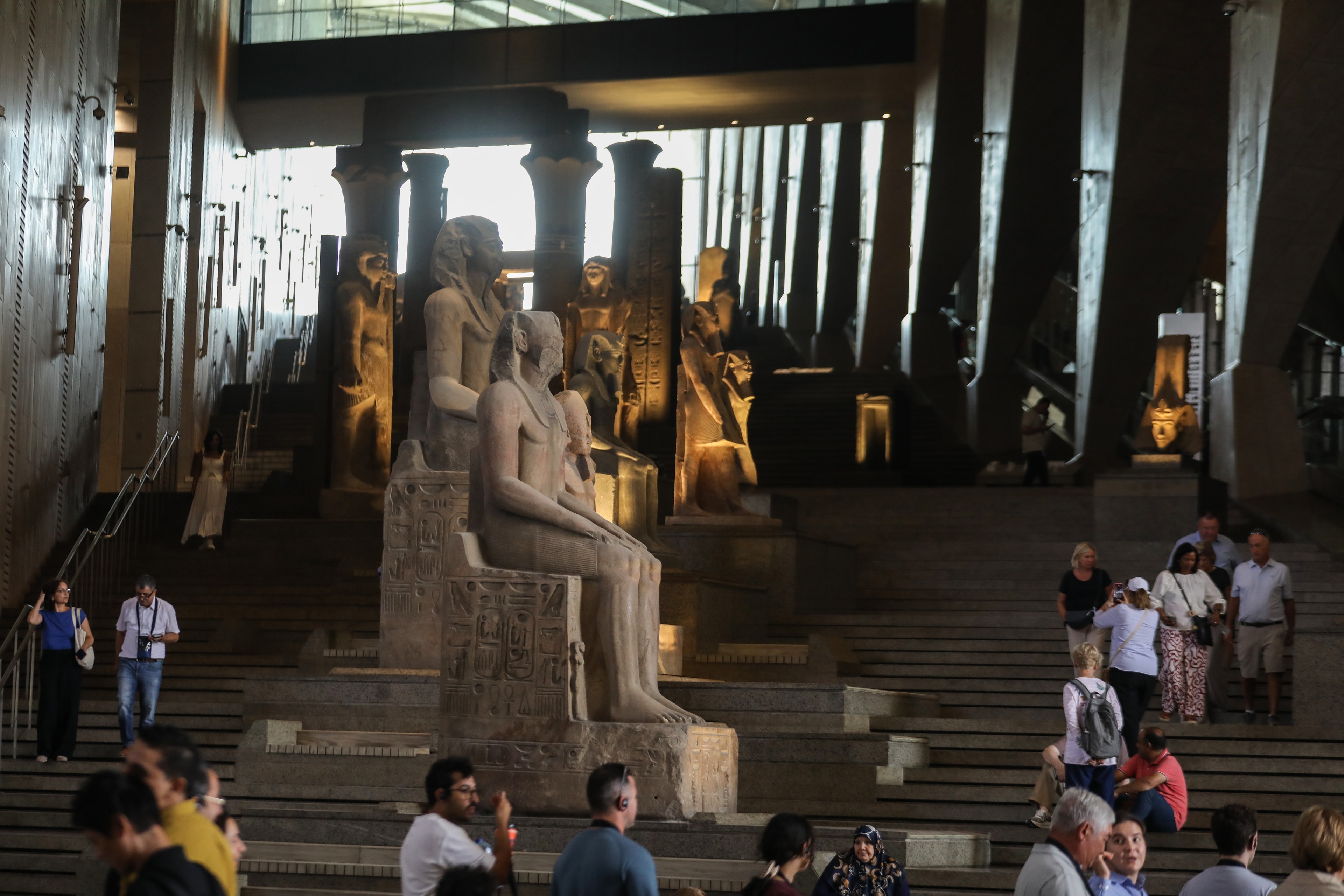 افتتاح المتحف الفرعوني الكبير قرب الجيزة، 1 نوفمبر 2025 (إكس)