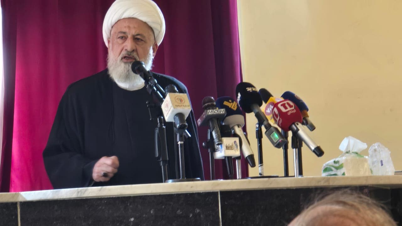 الخطيب: وحدة اللبنانيين سلاحنا بوجه العدو ومشاريع التقسيم