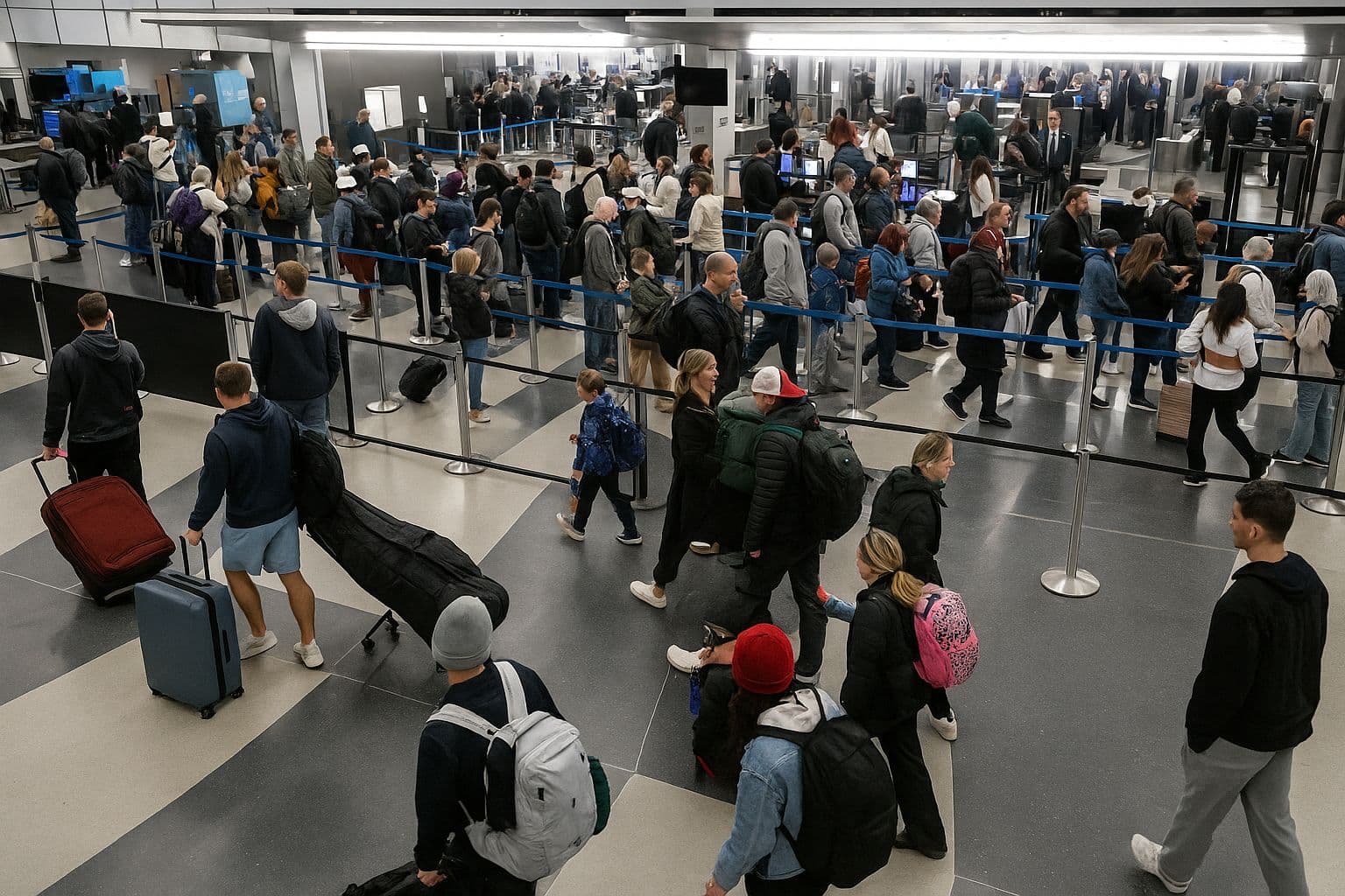 الولايات المتحدة تخفّض حركة الطيران بنسبة 10% في 40 مطارًا بسبب الإقفال الحكومي