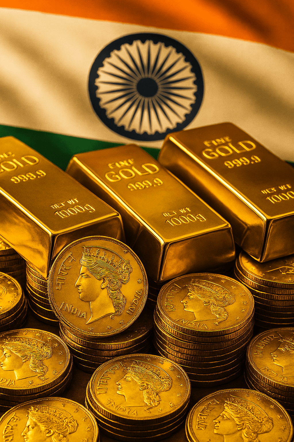 صناديق الذهب المتداولة في الهند تتجه نحو تدفقات قياسية بدعم من الارتفاع التاريخي للمعدن النفيس