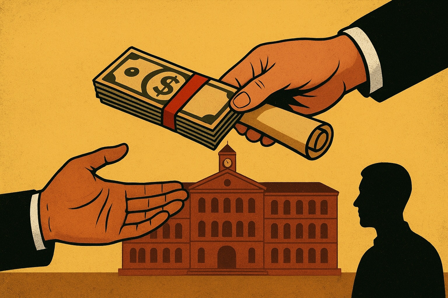 تزوير وبيع شهادات في الجامعة1