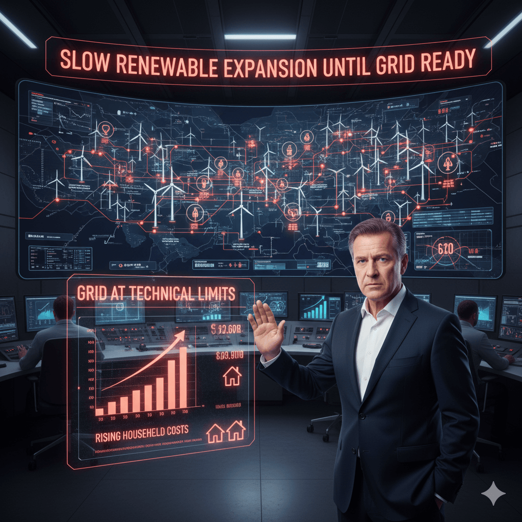 إيـون تحذر: شبكات الكهرباء الألمانية تحت ضغط الطاقة المتجددة