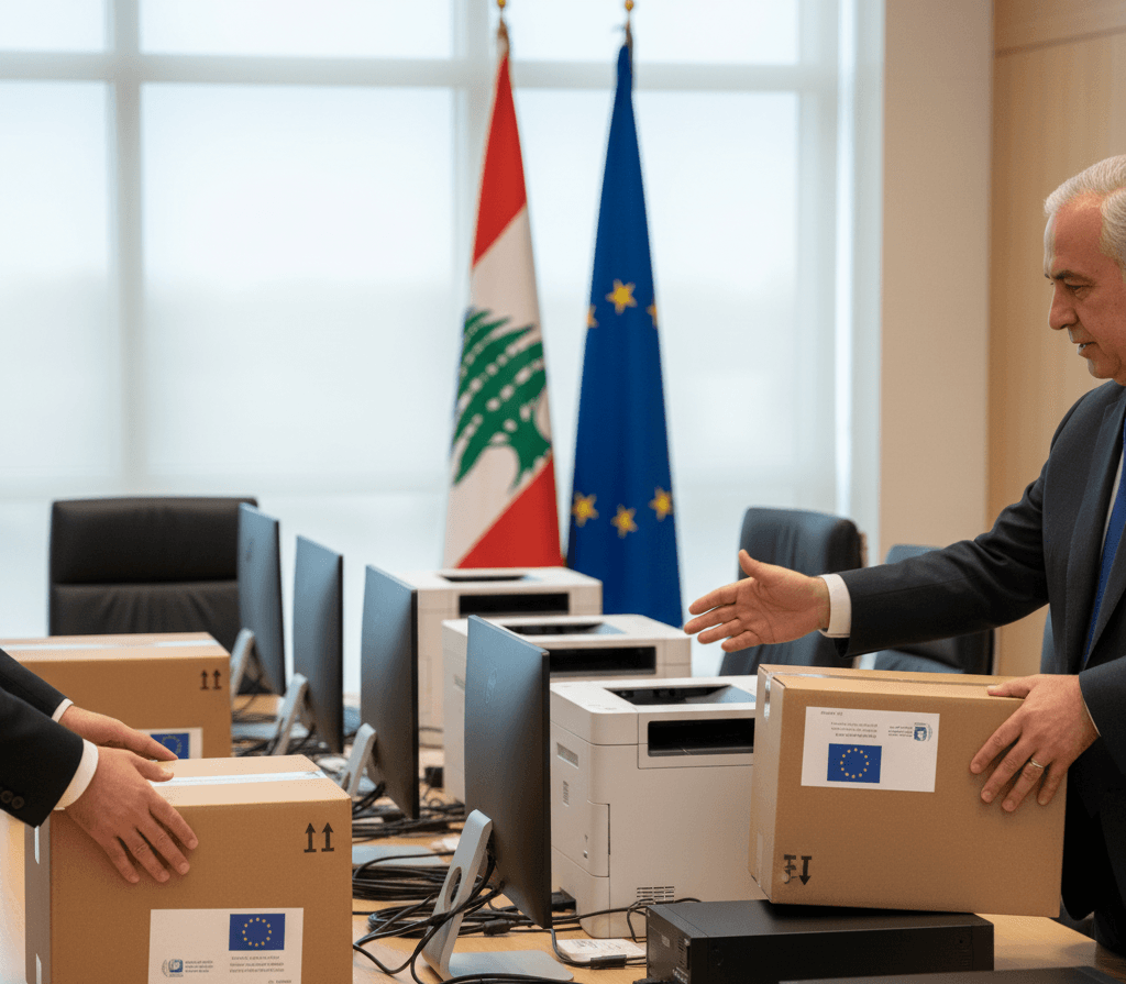 الاتحاد الأوروبي واليونيدو يقدّمان معدات رقمية لوزارة الصناعة لتعزيز التحول نحو اقتصاد مستدام