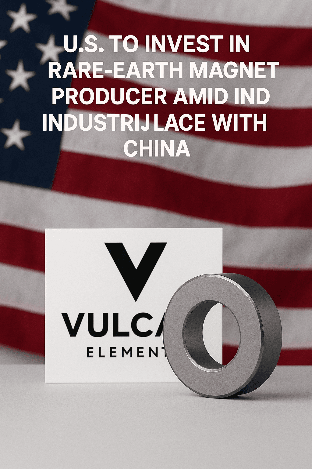 الولايات المتحدة تستثمر في شركة لإنتاج مغناطيسات المعادن النادرة ضمن سباقها الصناعي مع الصين