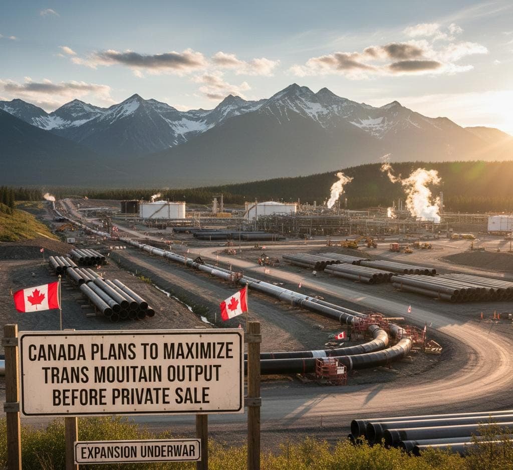 كندا تخطط لتعظيم إنتاج خط ترانس ماونتن قبل بيعه للقطاع الخاص