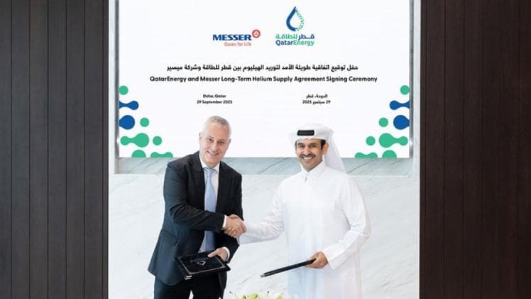 قطر للطاقة تتجه لتصدير 100 مليون متر مكعب من غاز الهيليوم إلى دول الغرب