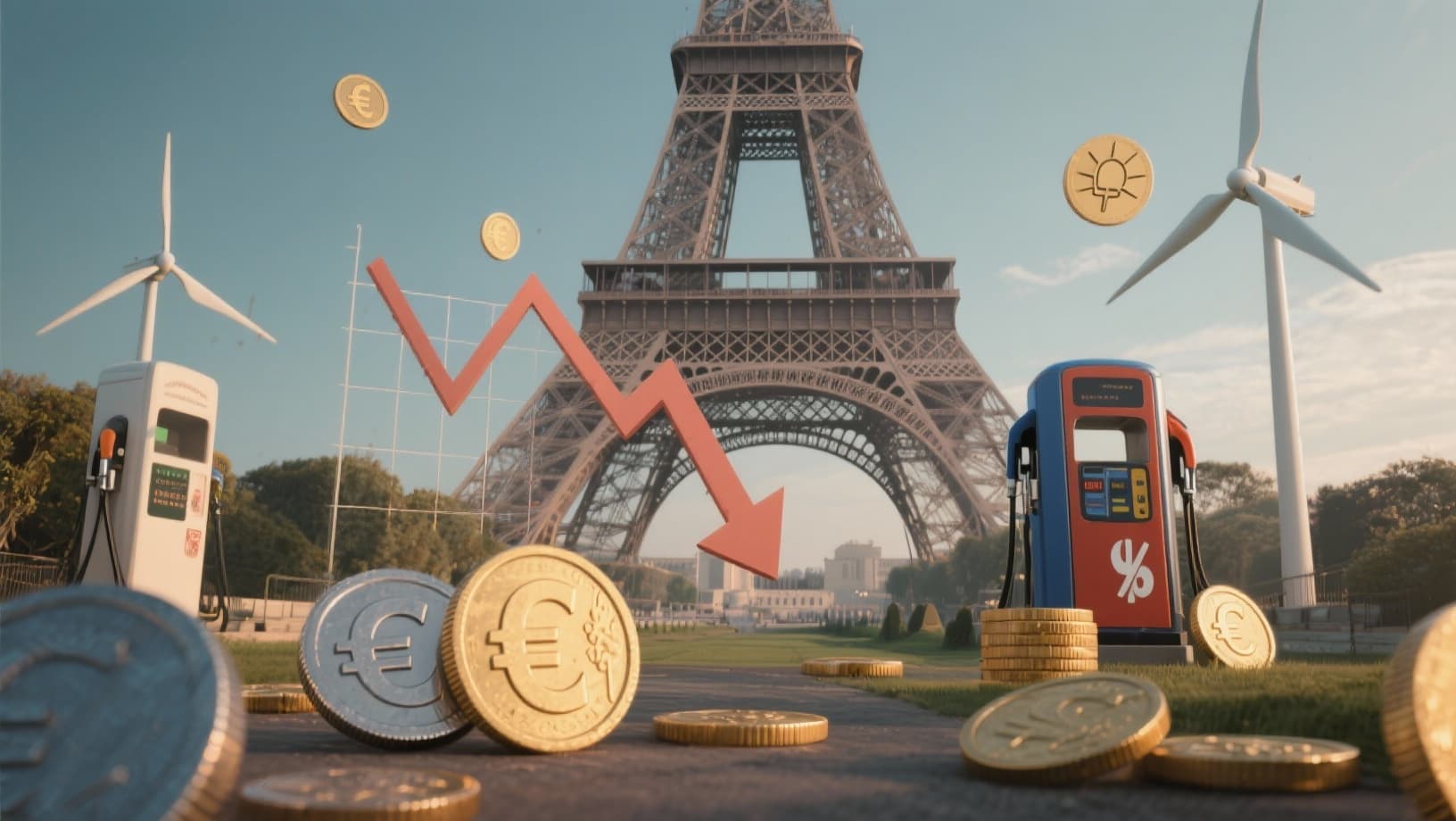 تراجع التضخم في فرنسا إلى 0.9% وسط اضطرابات سياسية ومالية