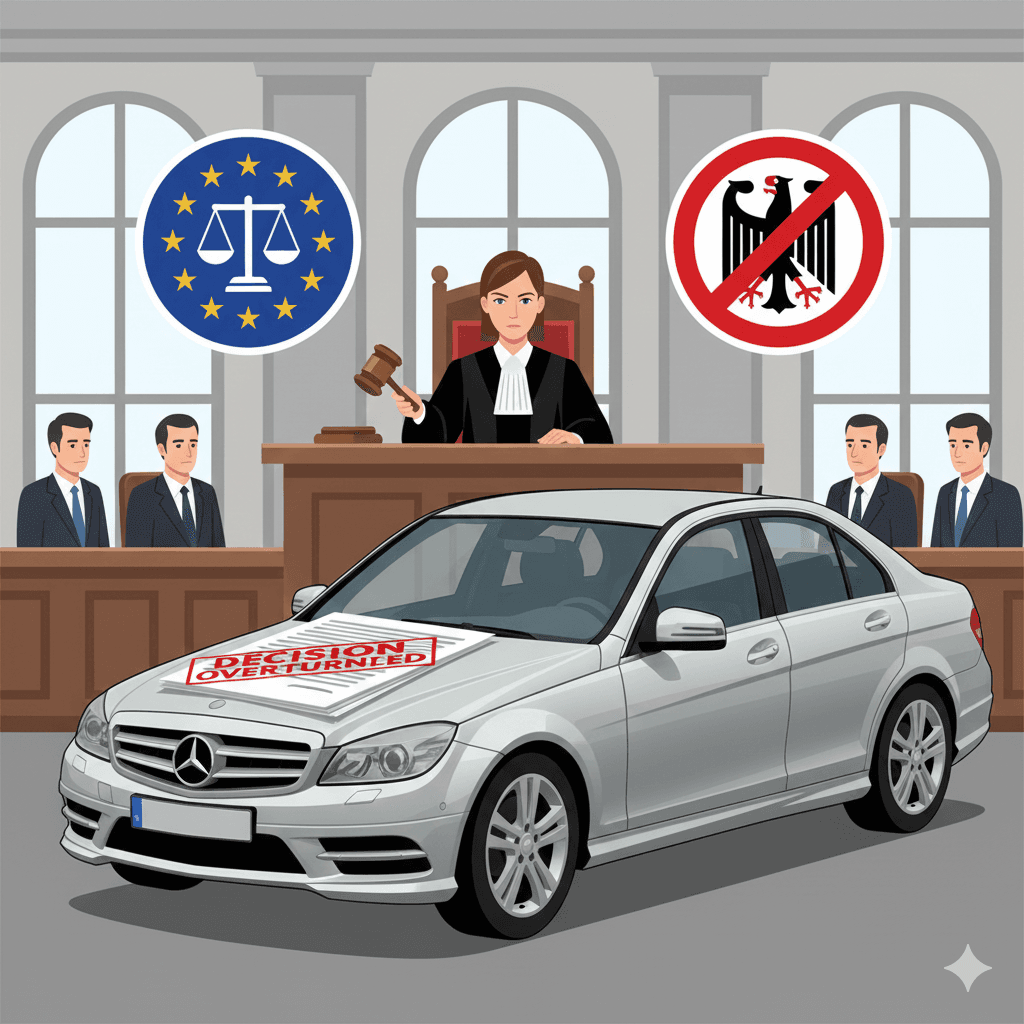 محكمة ألمانية تُبطل سحب سيارات ديزل لميرسيدس لأسباب إجرائية