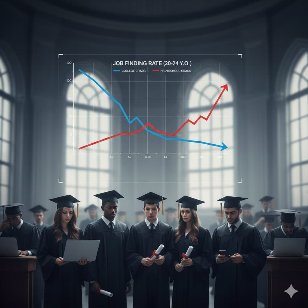 الولايات المتحدة تفقد ميزة التوظيف لخريجي الجامعات