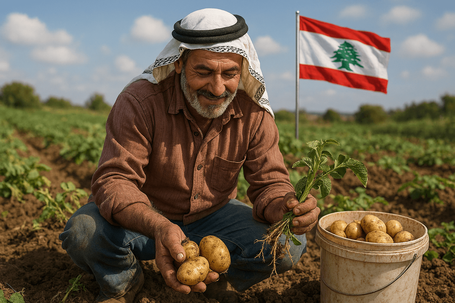 نقابة مزارعي البطاطا تطالب بفتح السوق السورية أمام الإنتاج اللبناني