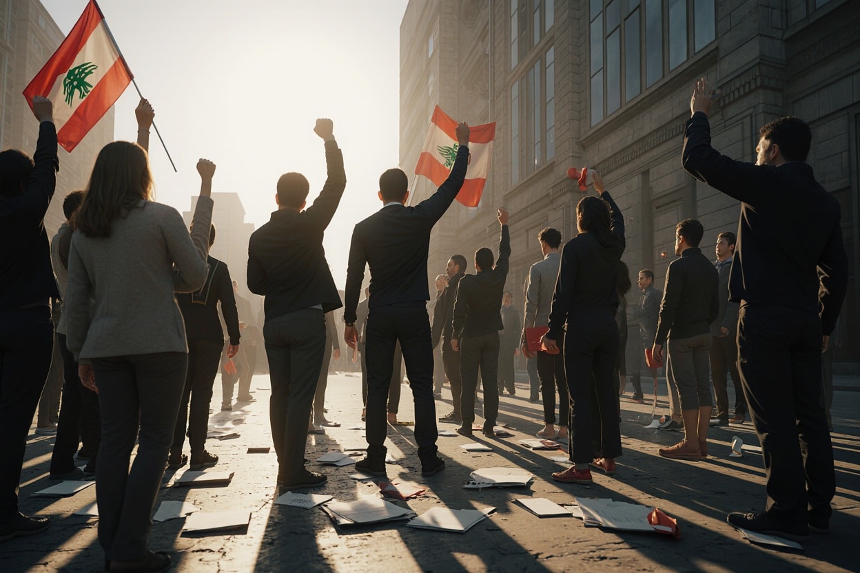 symbolic_scene_of_teachers_protest_outside_a_government_building_showing_raised_fists_empty_desks_s_ggv0cgl3iqx6wi3gmzv3_2