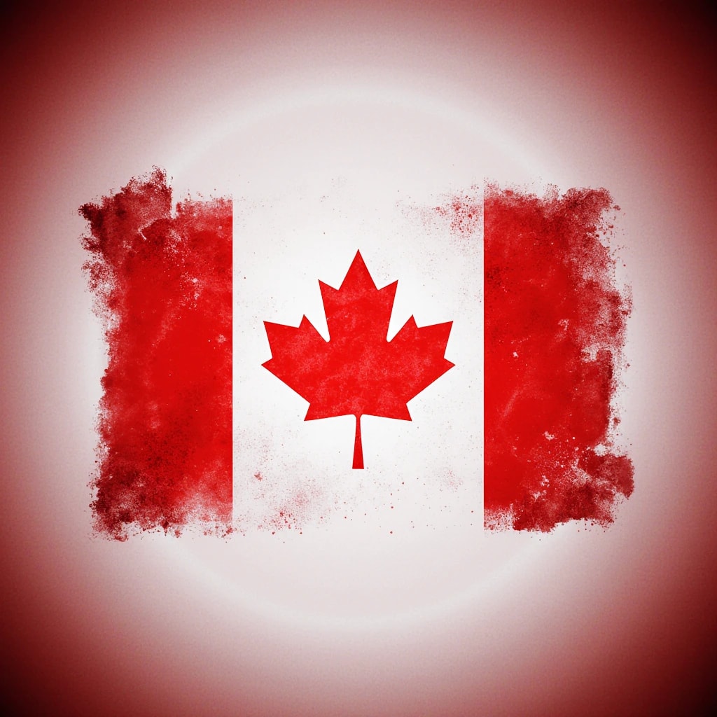 علم كندا (ai)