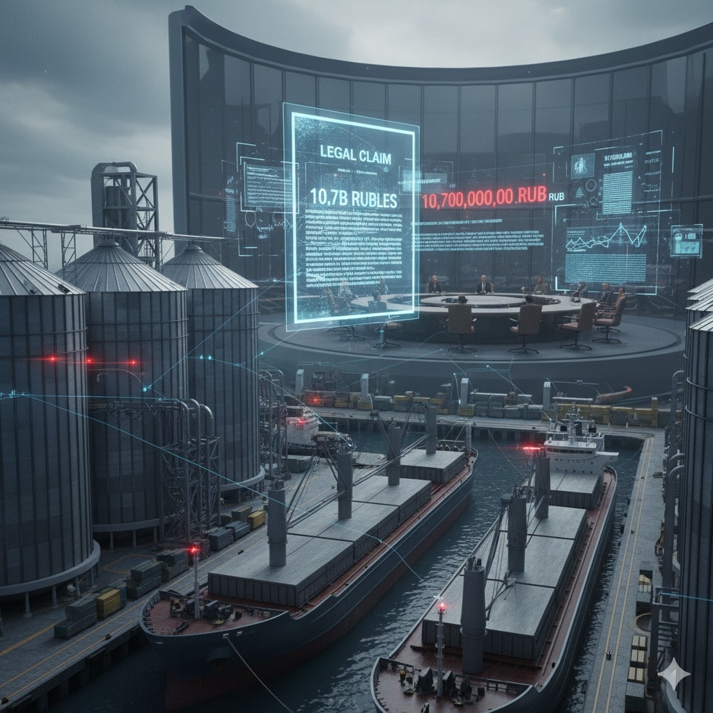 دعوى روسية ضد مؤسسة الحبوب السورية (Ai)