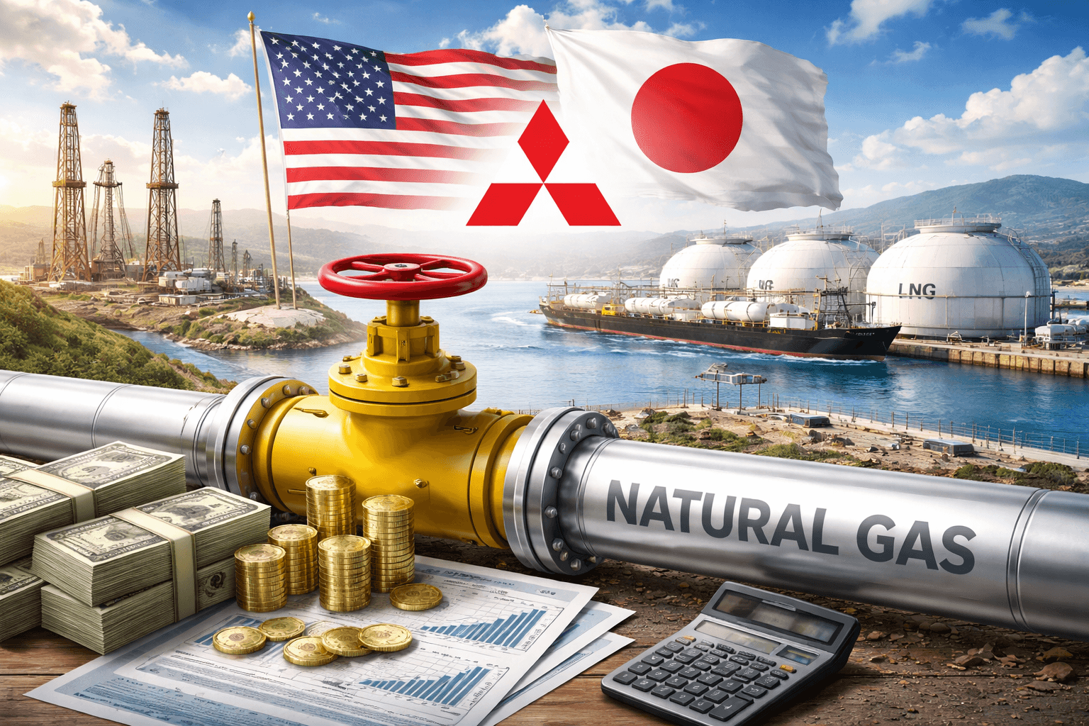 ميتسوبيشي تستحوذ على أصول الغاز الأميركية لشركة إيثون