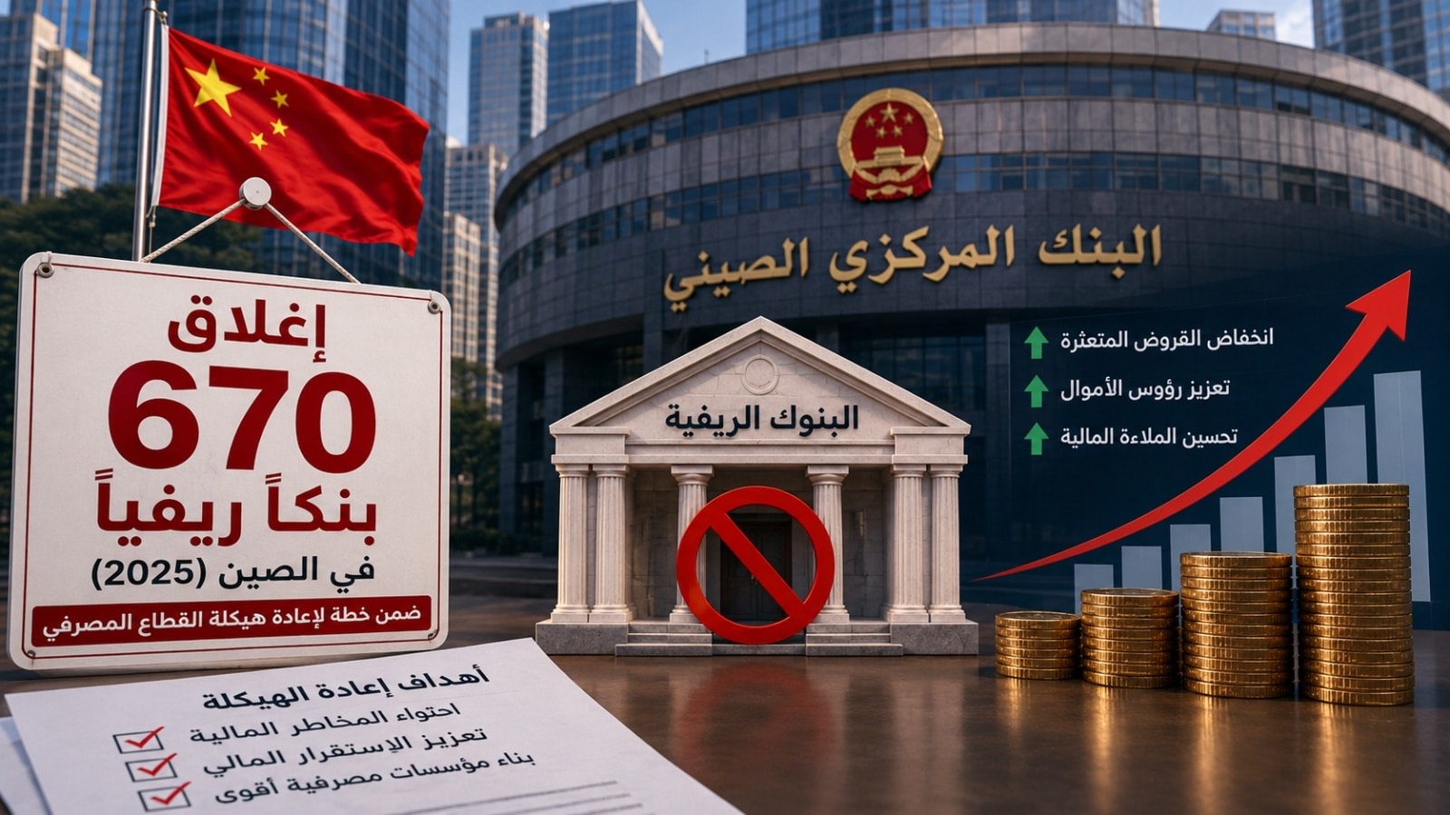 اغلاق بنوك ريفية بالصين ai