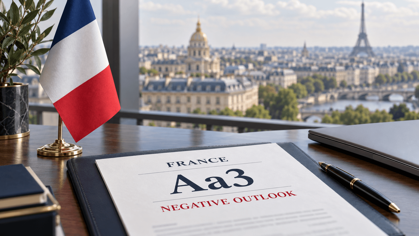 تصنيف فرنسا عند Aa3 (AI)