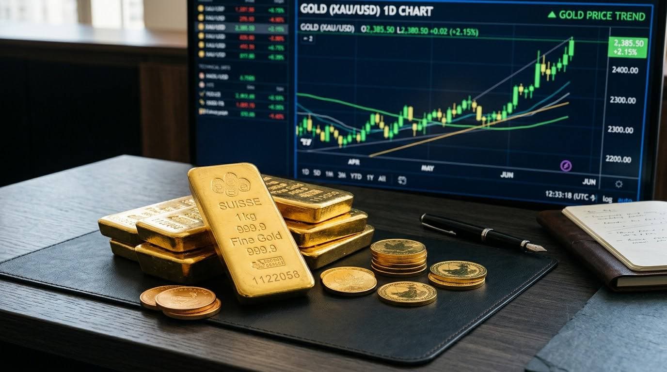 تراجع الدولار يدفع أسعار الذهب إلى التألق من جديد