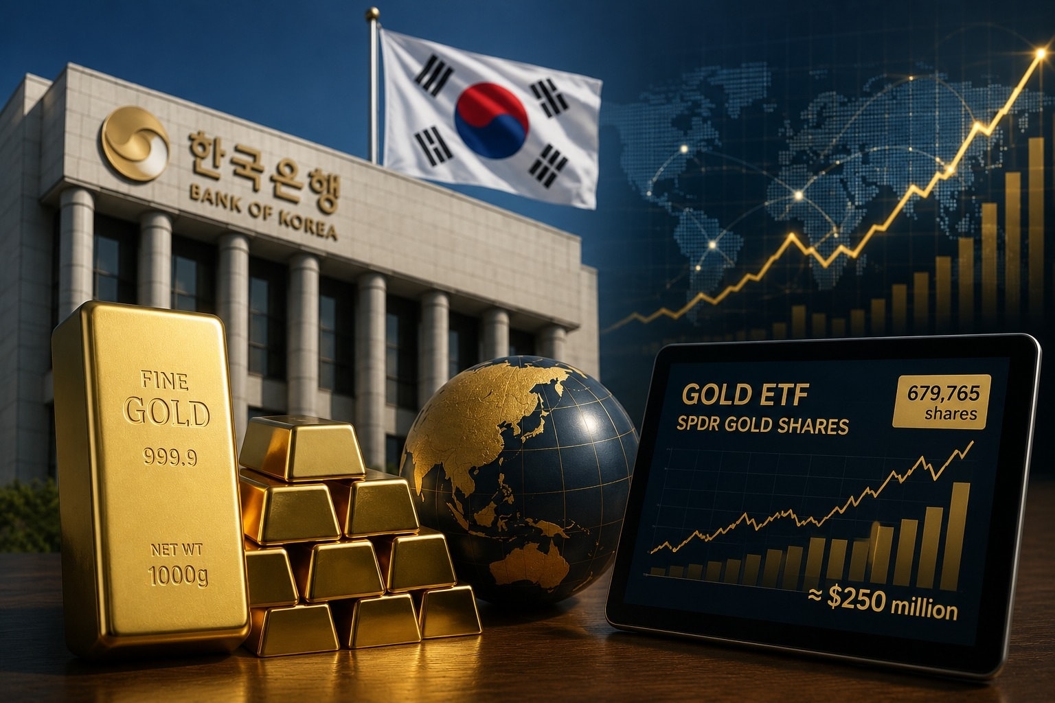 استثمار بقيمة نحو 250 مليون دولار في أصول مرتبطة بالذهب ضمن توجه لتنويع احتياطيات النقد الأجنبيAi