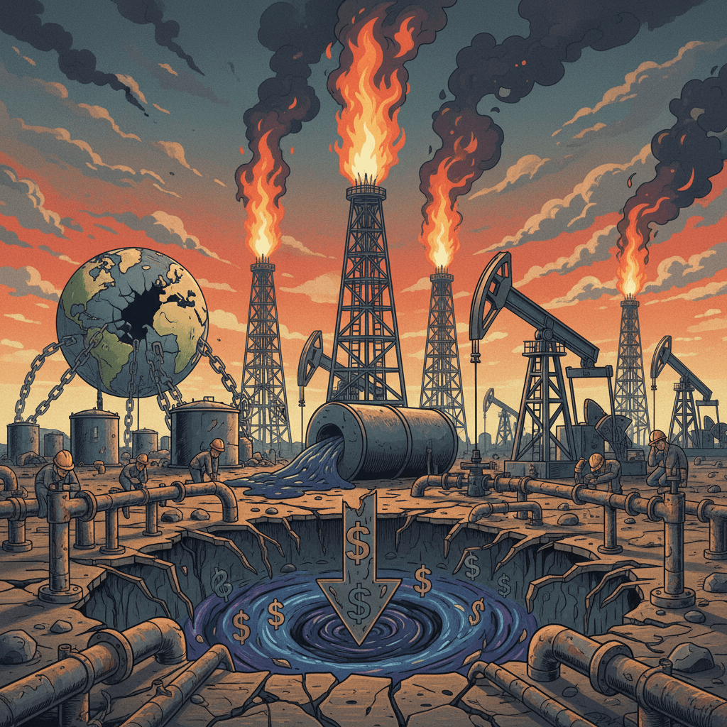 West Texas Gas Prices Plunge into Negative Territory Amid Global Energy Supply Chain Chaos