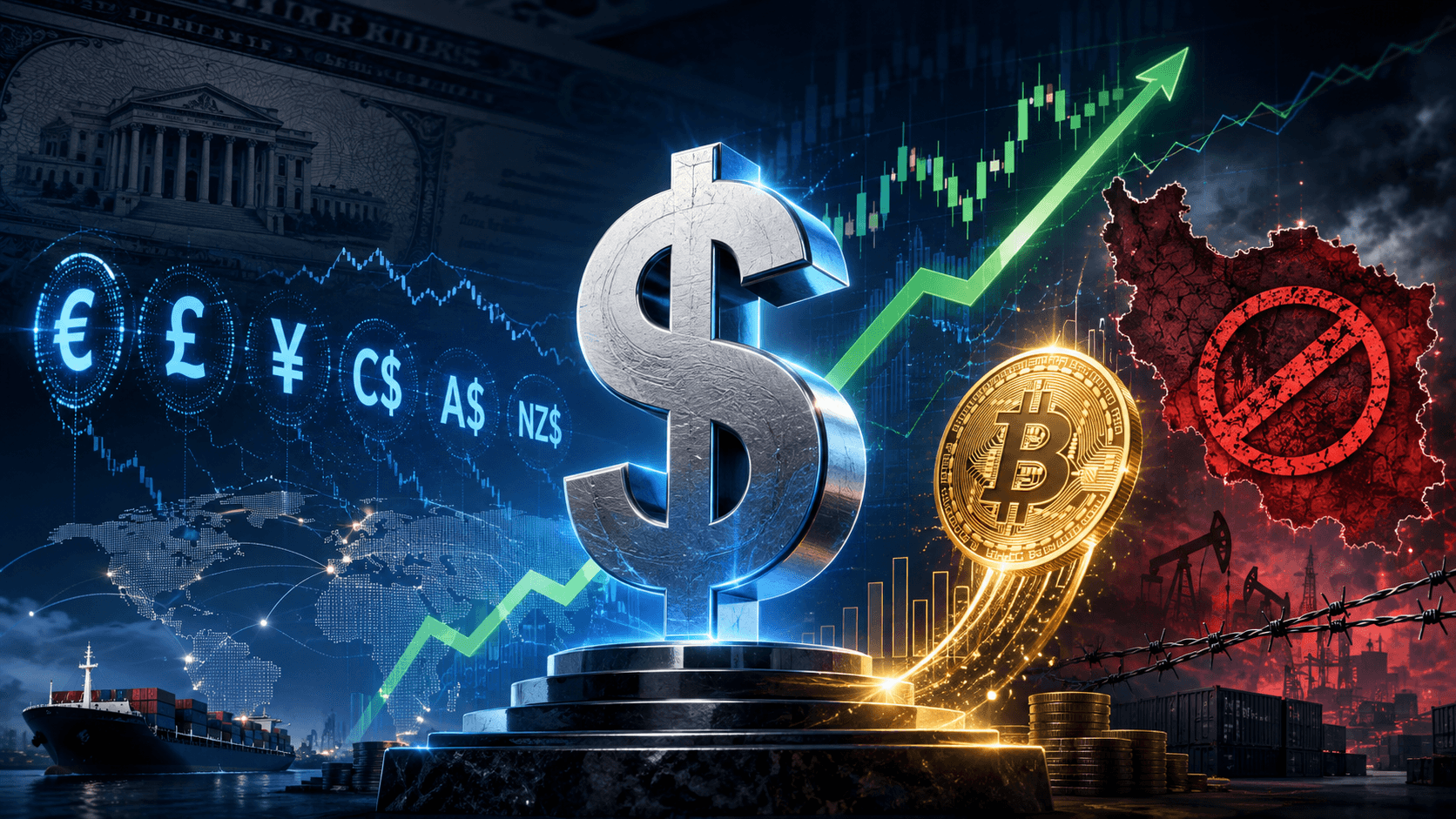 صعود الدولار وبيتكوين تتجاوز 80 ألف دولار وسط تقلبات الأسواق