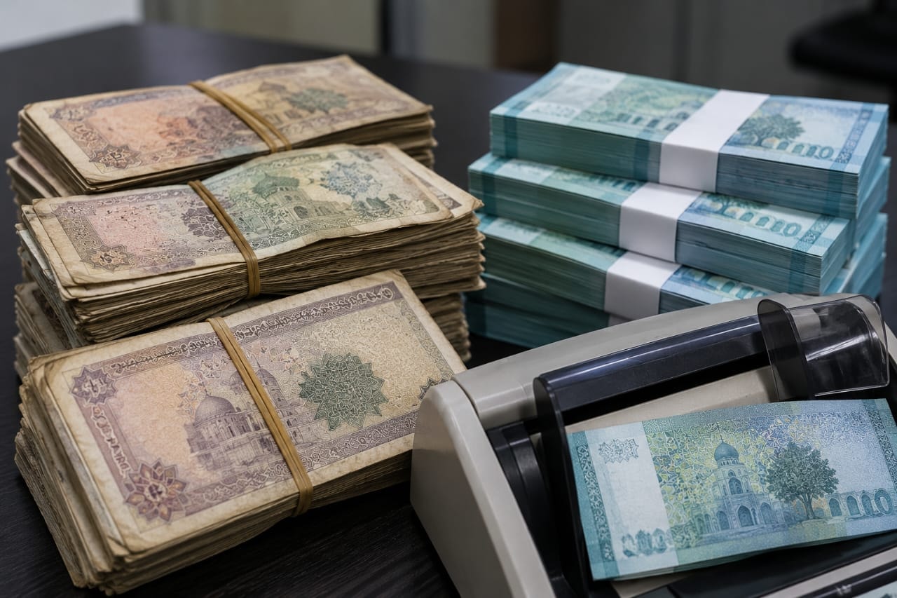سوريا تمدّد استبدال العملة القديمة ai
