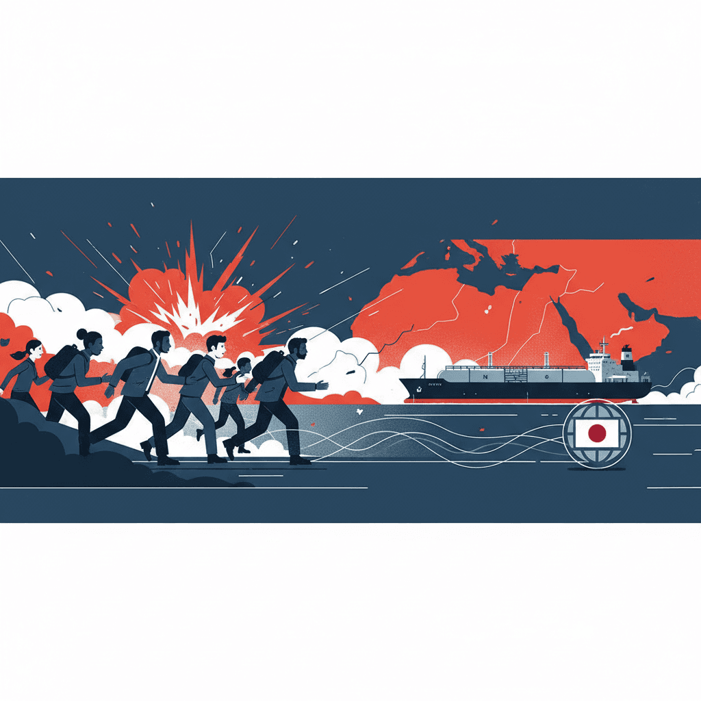 شركة جيرا اليابانية أكبر مستورد للغاز الطبيعي المسال تسحب موظفيها من الشرق الأوسط