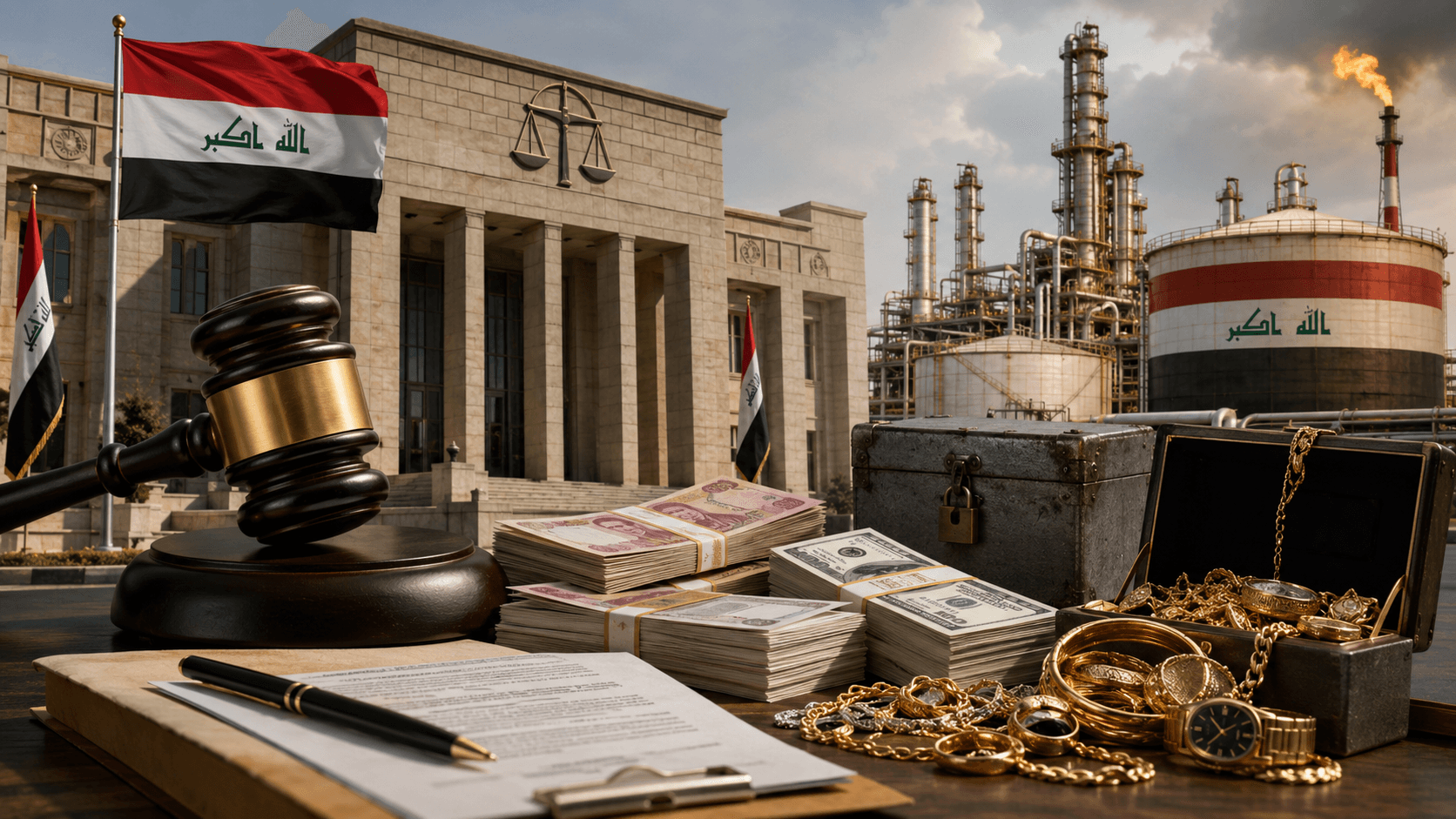 القضاء العراقي يدين نائب وزير النفط في قضية فساد بملايين الدولارات
